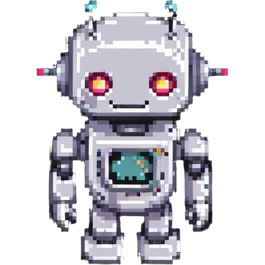 cute colorful robot emoji