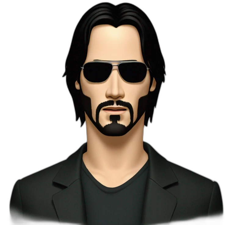 keanu reeves as neo matrix 1999 emoji