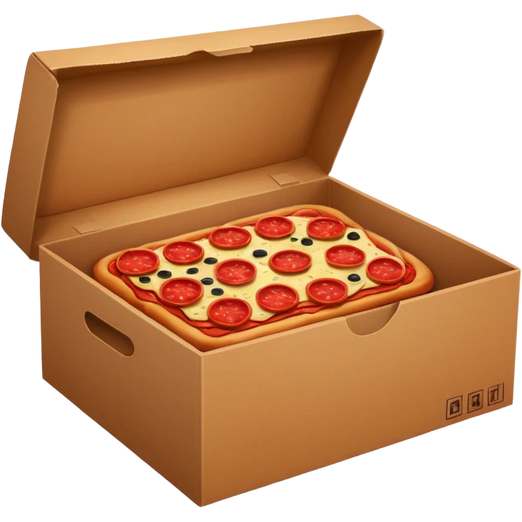 box of pepperoni emoji