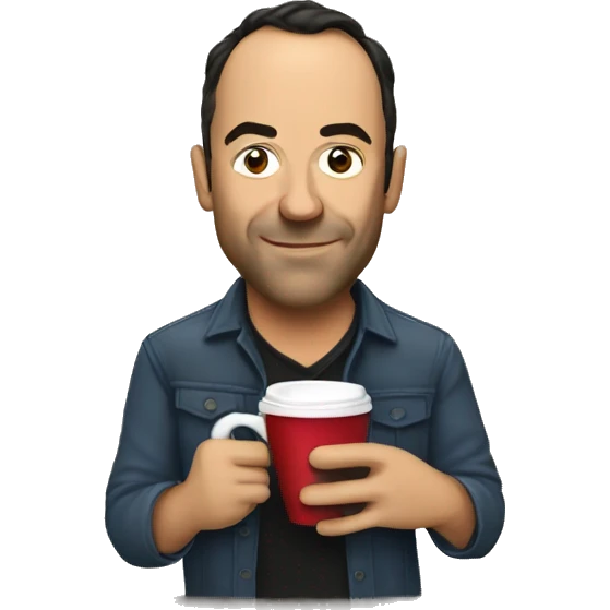Dave Matthews drinking a coffee  emoji