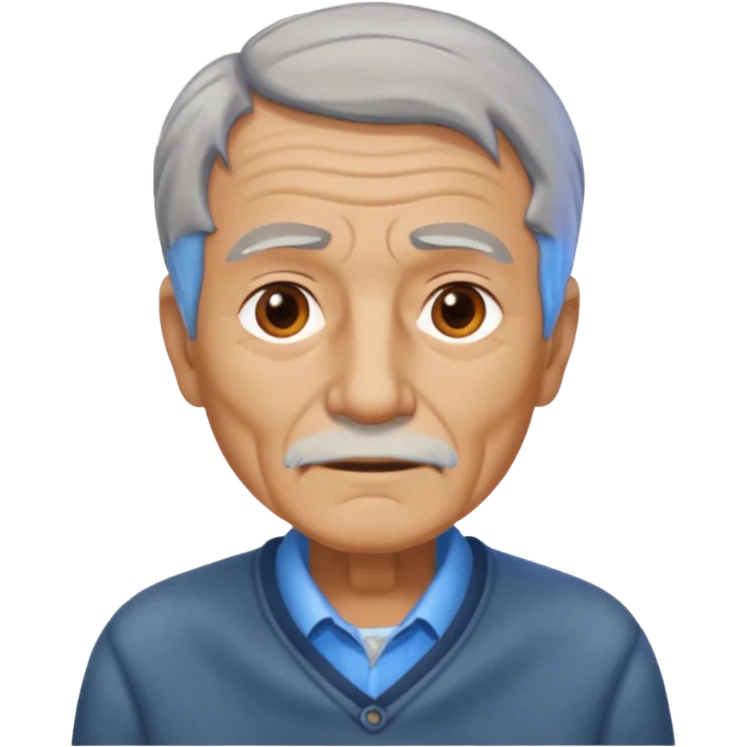 сгенерируй пенсионера бедного emoji