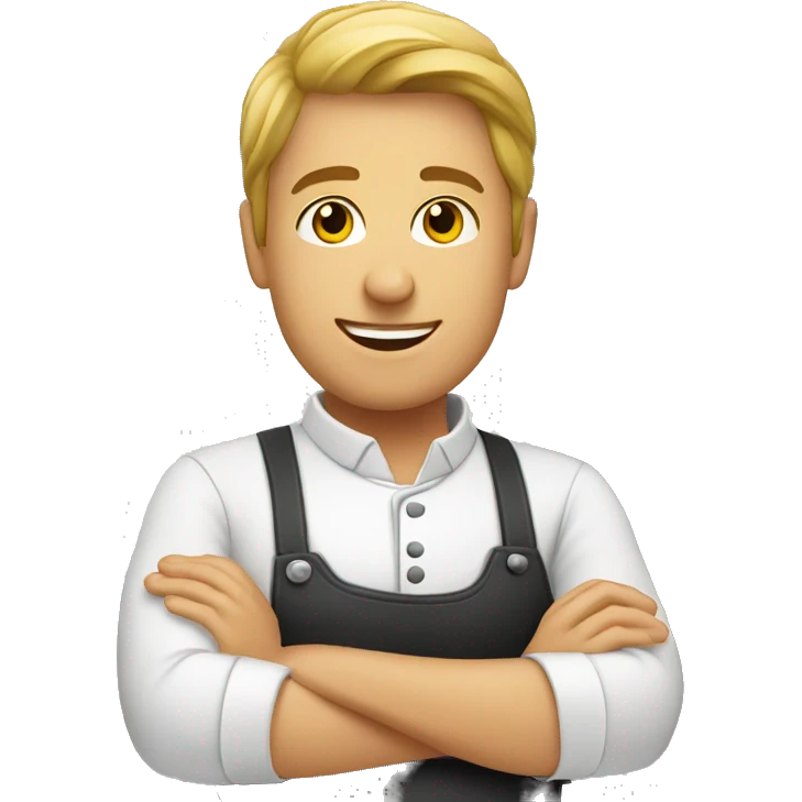European restaurant worker emoji