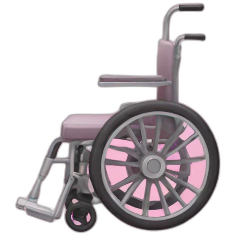 wheel chair discord pink background emoji