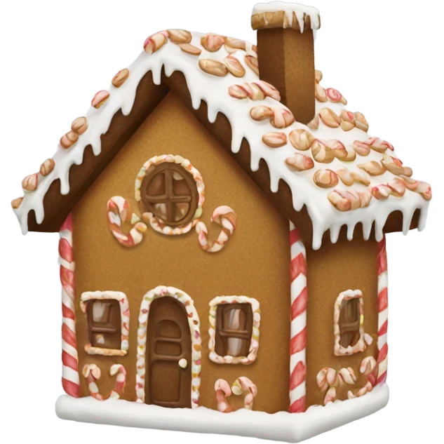 Gingerbread house emoji