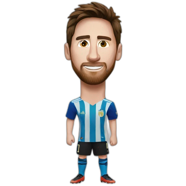World cup messi emoji