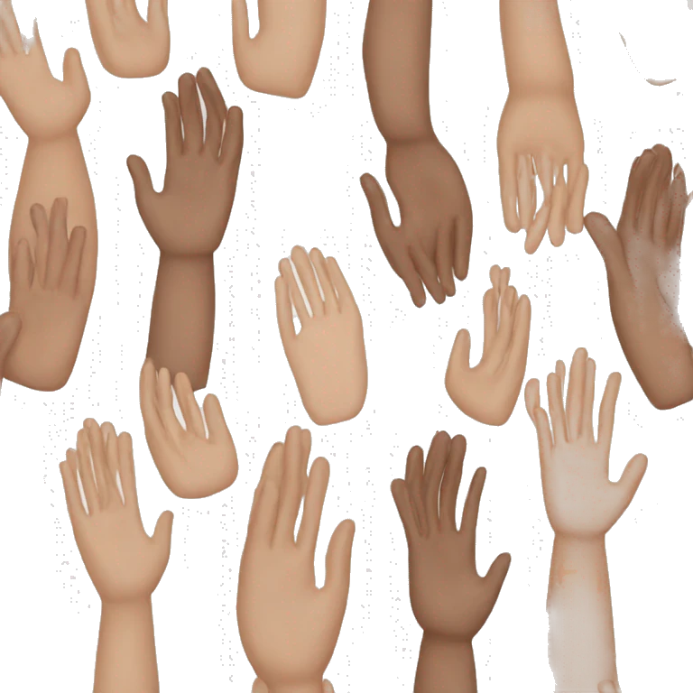 Namaste by a modern white girl emoji