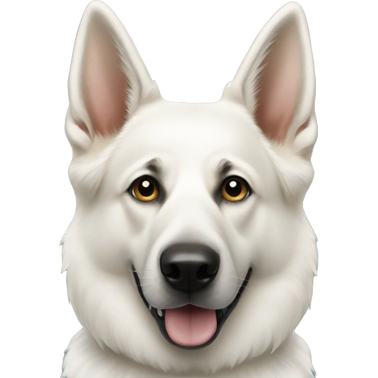 White German Shepherd  emoji