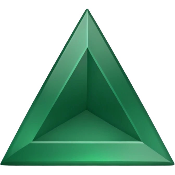 small green up triangle emoji