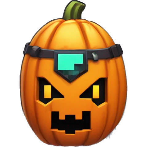 minecraft pumpkin halloween badge medal cyberpunk pokemon fear emoji