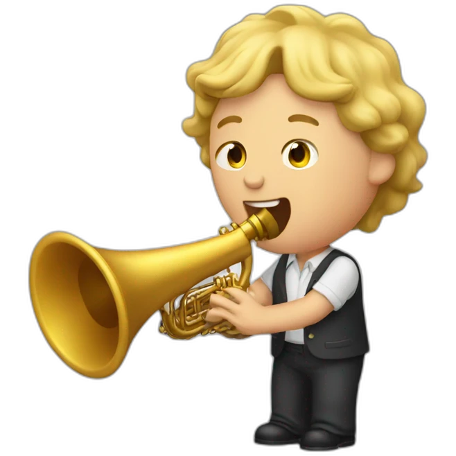 guy playing the sexophone emoji