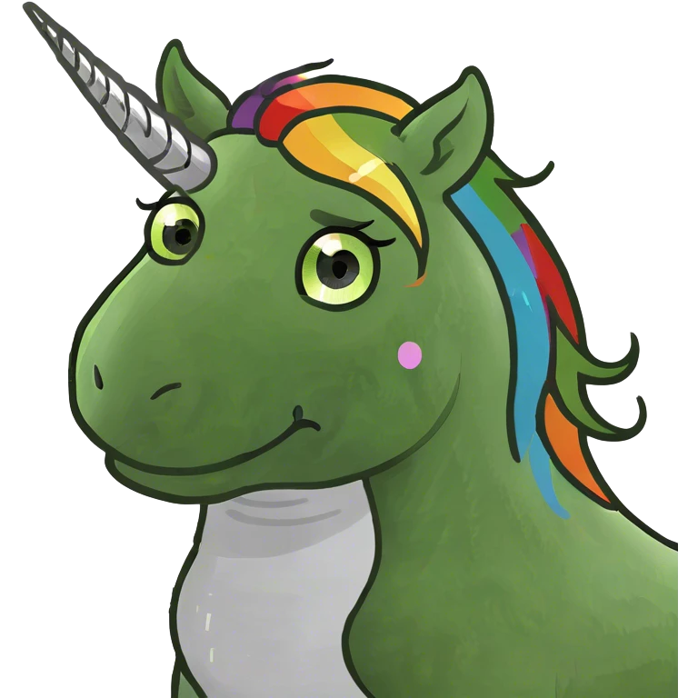 River with unicorn emoji