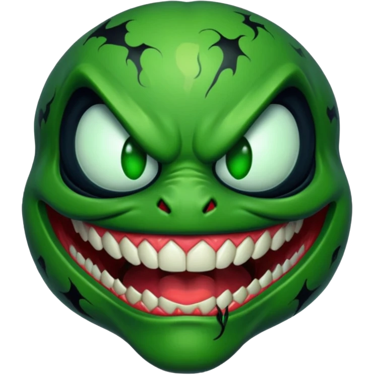Venom face from a gba game and remove the teeth emoji
