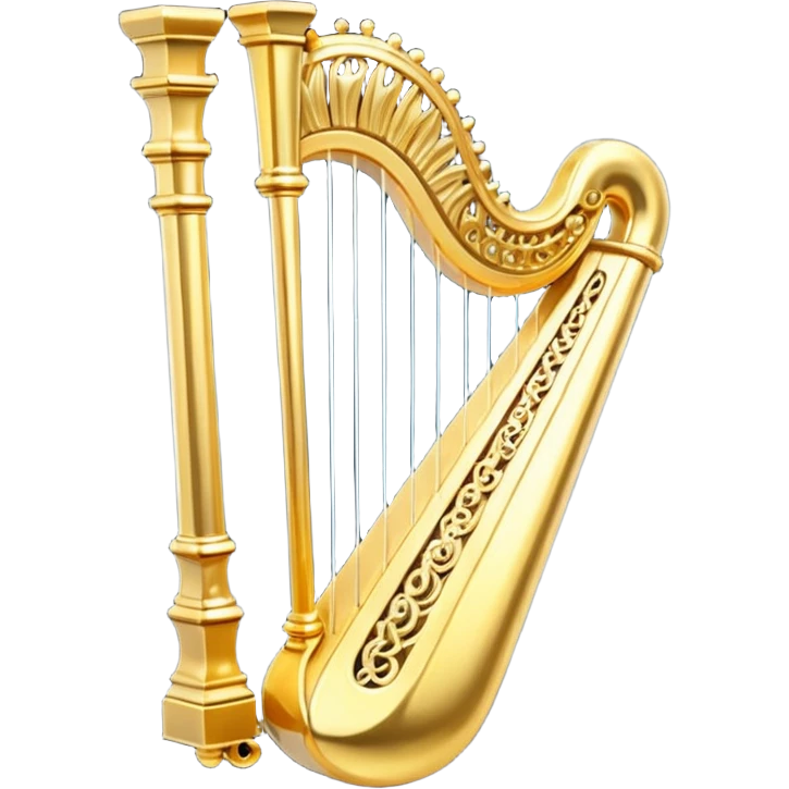 golden lyre emoji