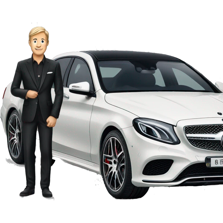 rich man outside brabus rocket 900 emoji