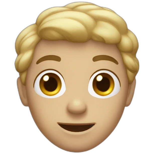 caca bleu emoji