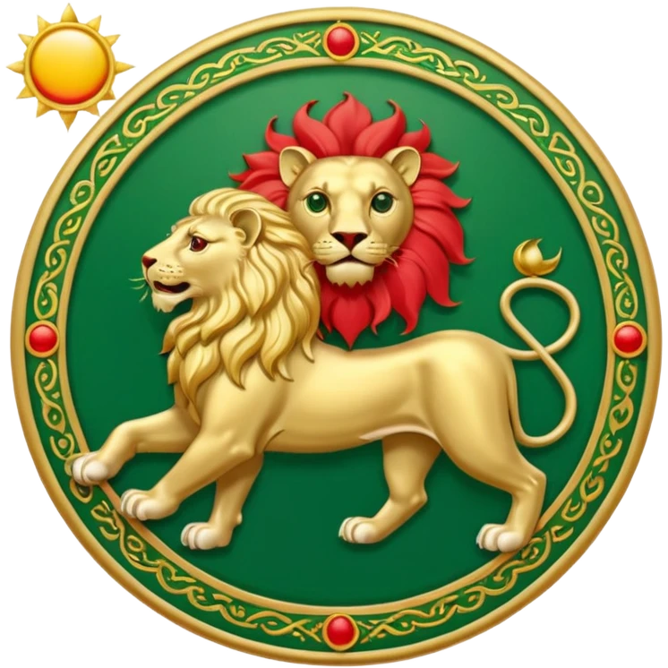 پرچم ایران پهلوی emoji