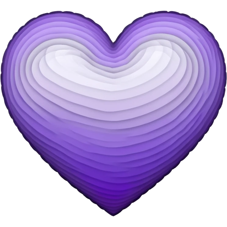 A heart with the asexual pride colors emoji