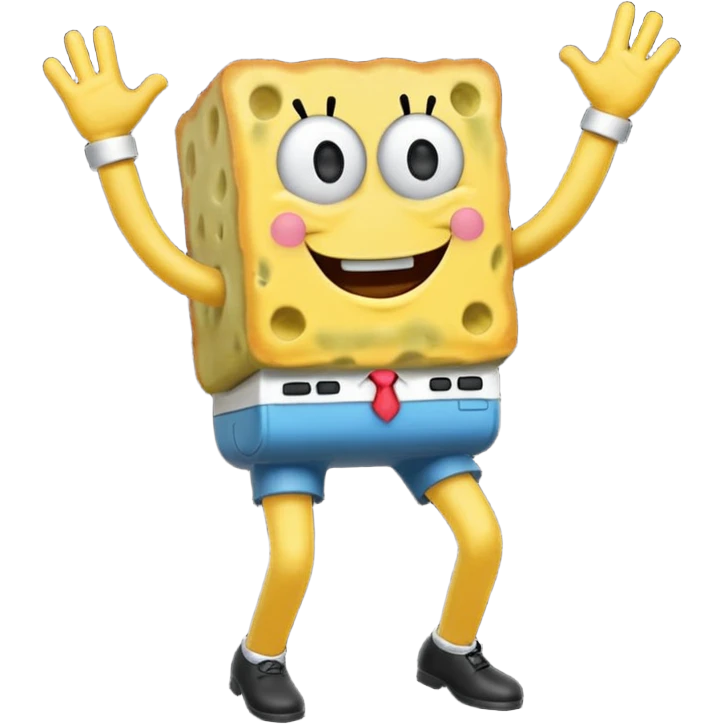 bob esponja bailando emoji
