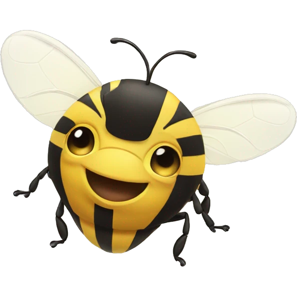 happy bee emoji