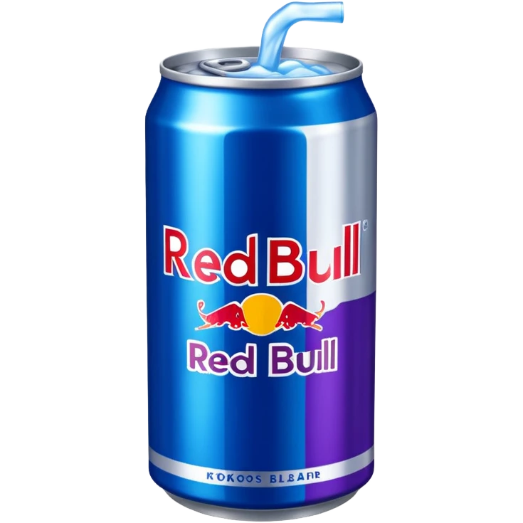 Kokos blåbär redbull emoji