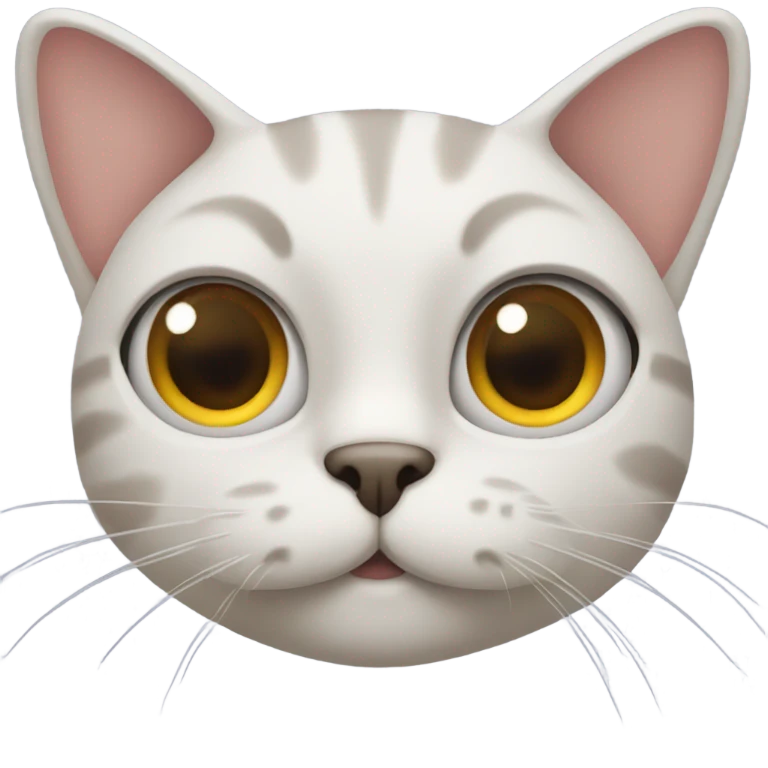 Cat with a big head  emoji