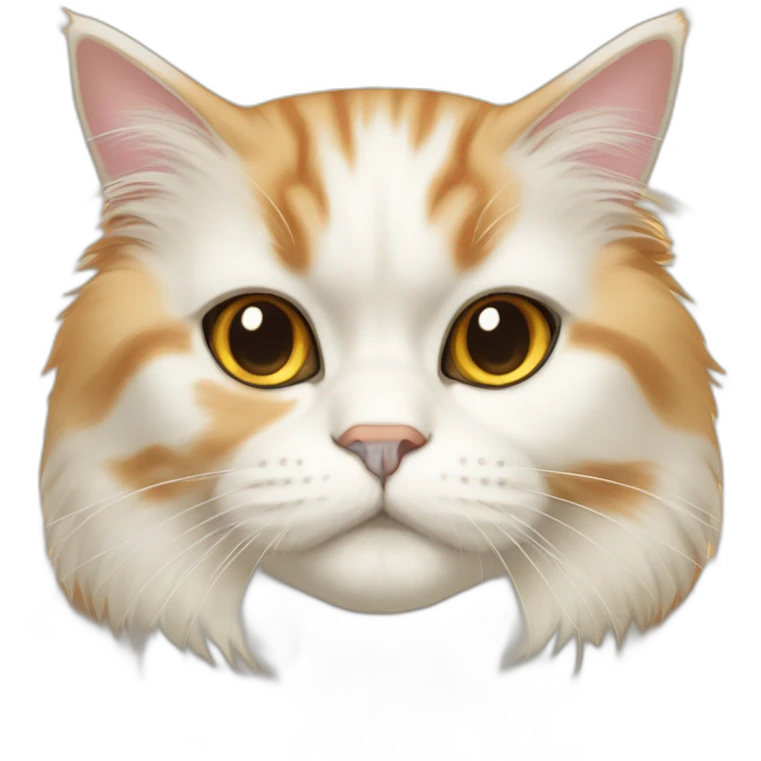 Orange-white-persian-cat emoji