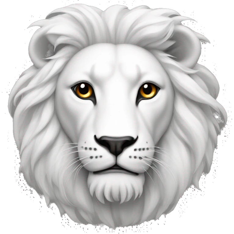 white leo zodiac symbol emoji