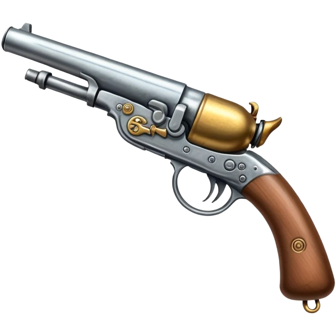 Automatic flintlock with an extended clip emoji