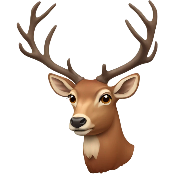 Red deer emoji