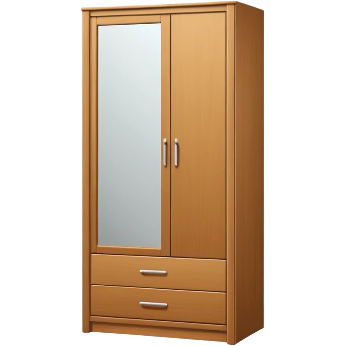 wardrobe modern closed mirror door emoji