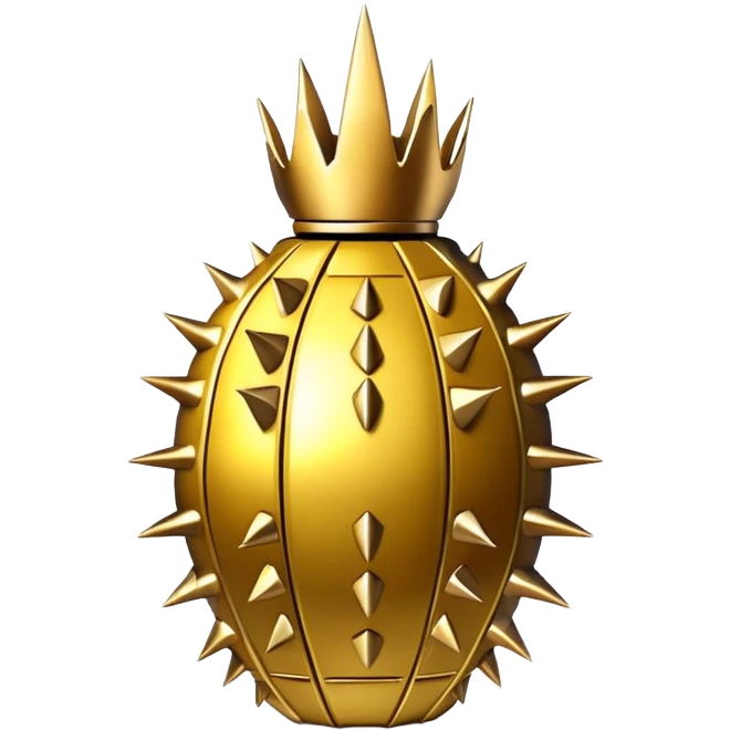 Golden grenade spikes  emoji