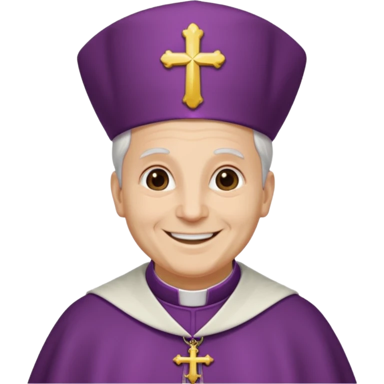 Make me a archbishop zucchheto emoji