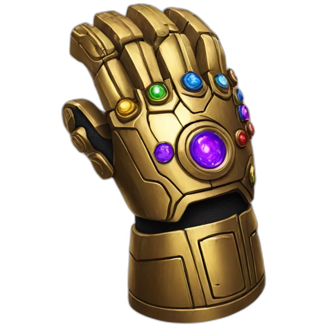 Thanos infinity gauntlet emoji