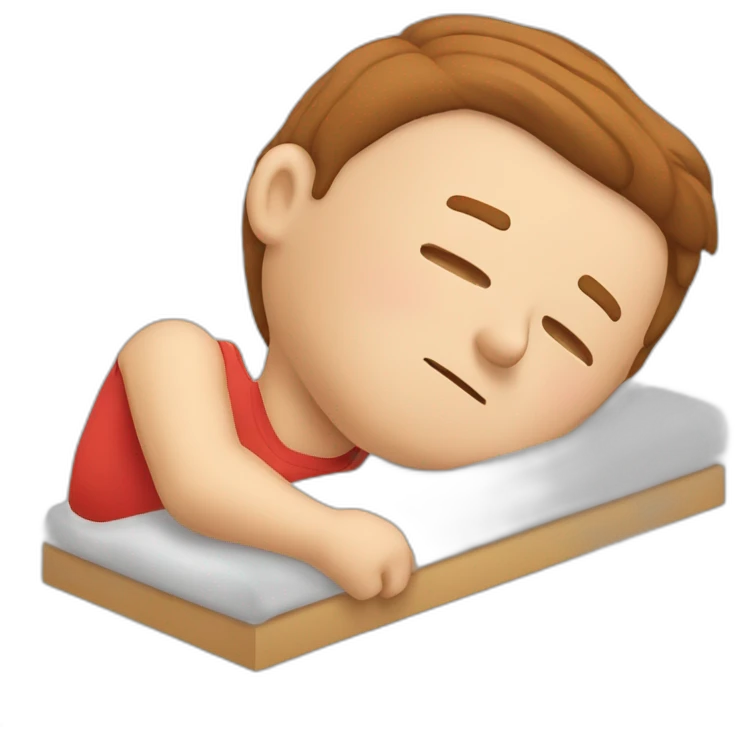 Michael Schumacher sleeping emoji