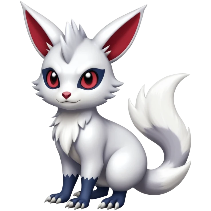 Shiny Furret-Absol-Zangoose-Hybrid (Full body) emoji