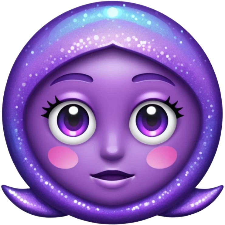 glitter purple pity emoji