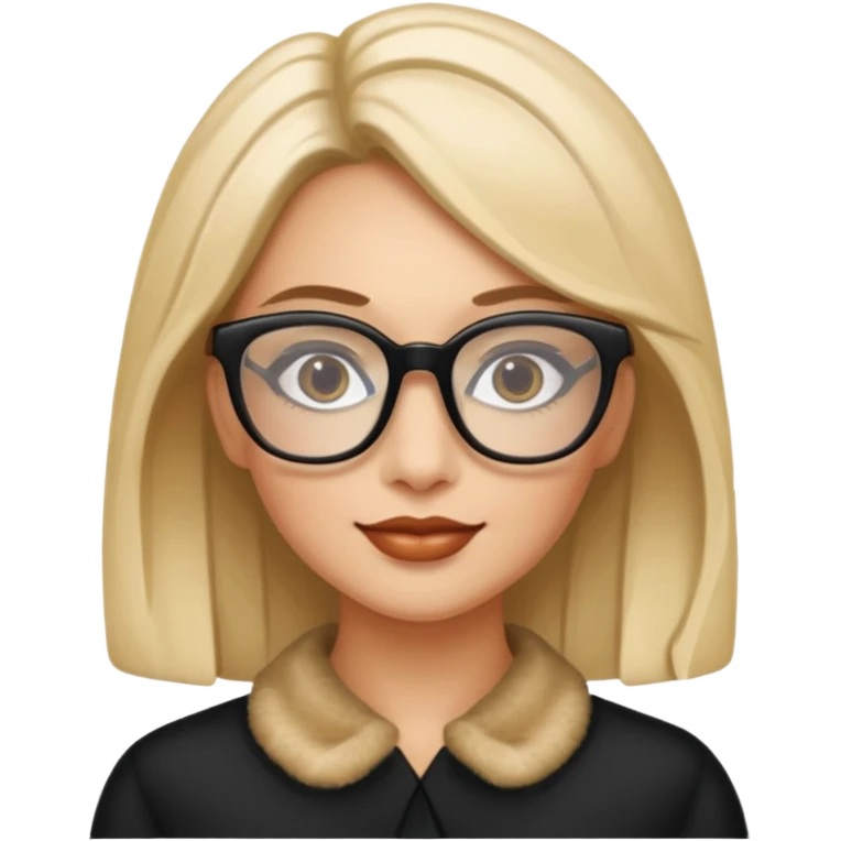 lady wearing 2026 glasses for new years emoji
