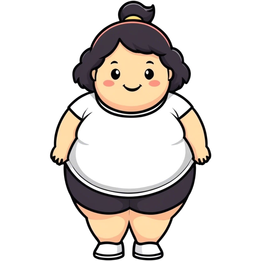 fat girl emoji