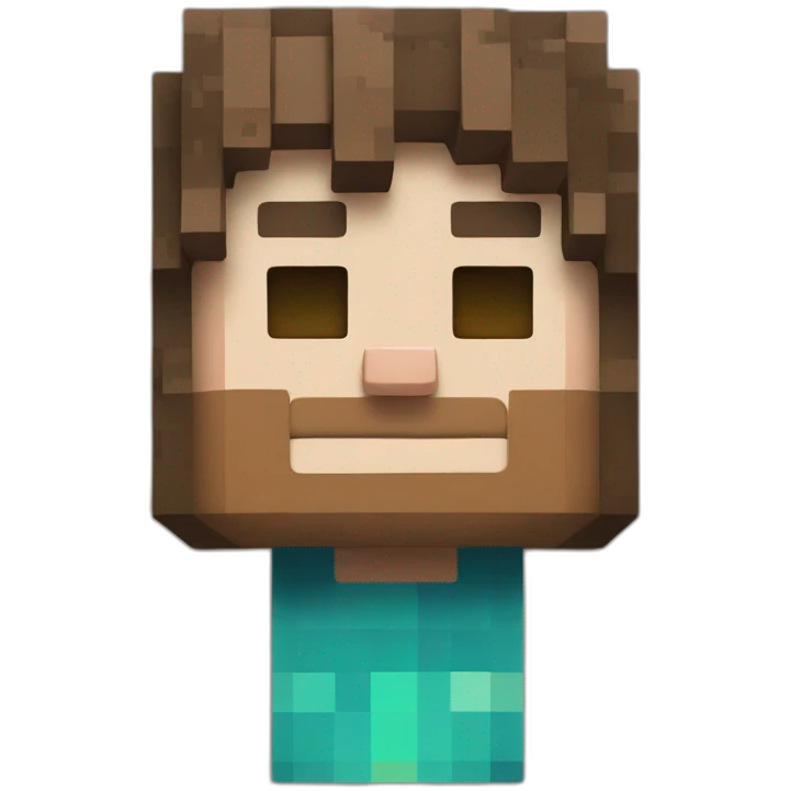 Minecraft steve emoji
