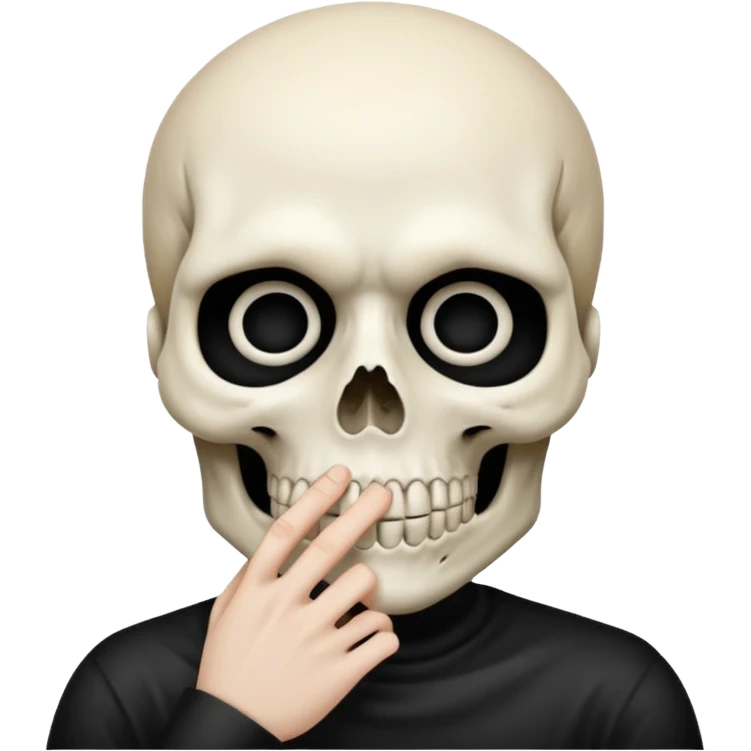 ☠️🤫 emoji