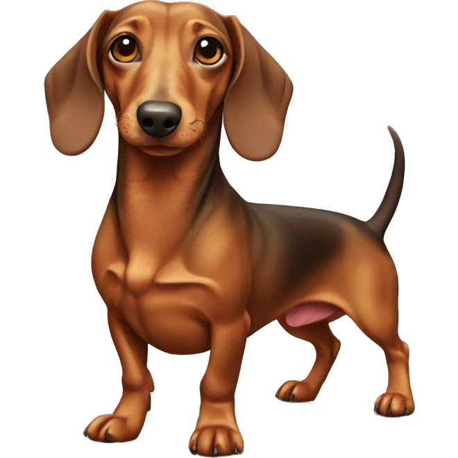 dachshund  emoji