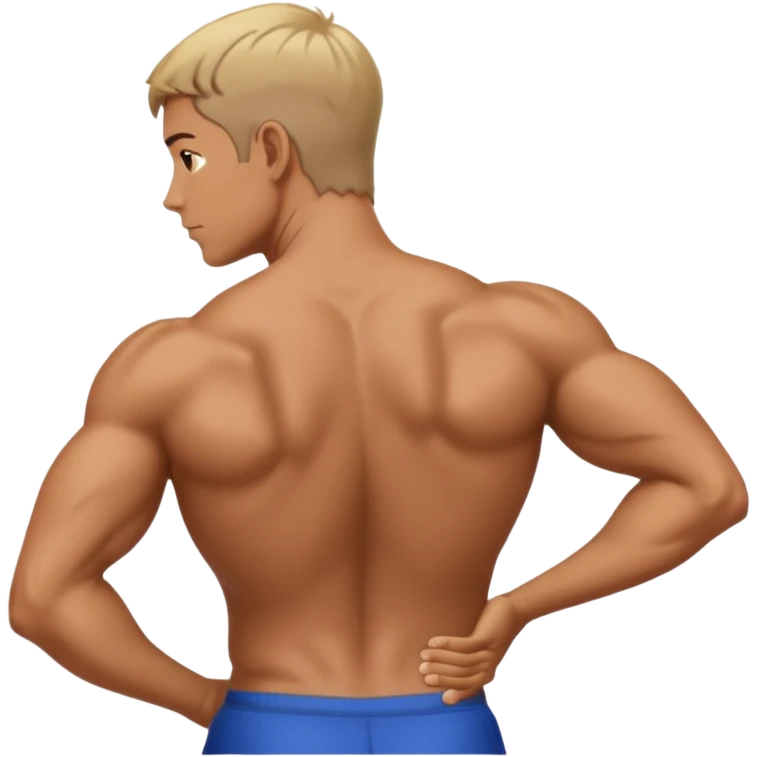 back muscle iphone yellow style emoji