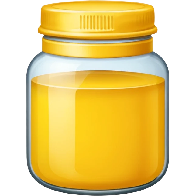 Paint Color Jar yellow emoji