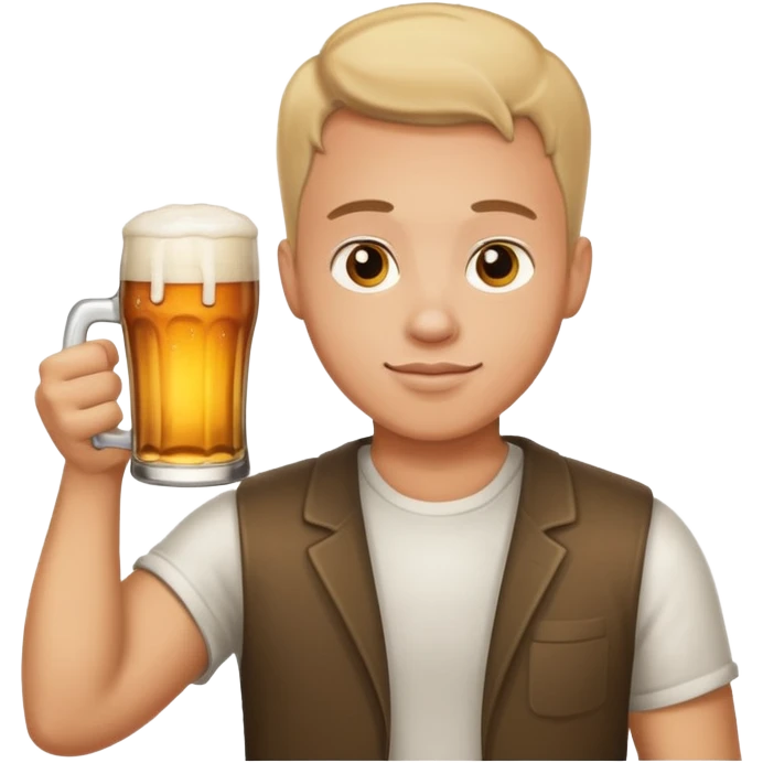 Bassist with a beer emoji