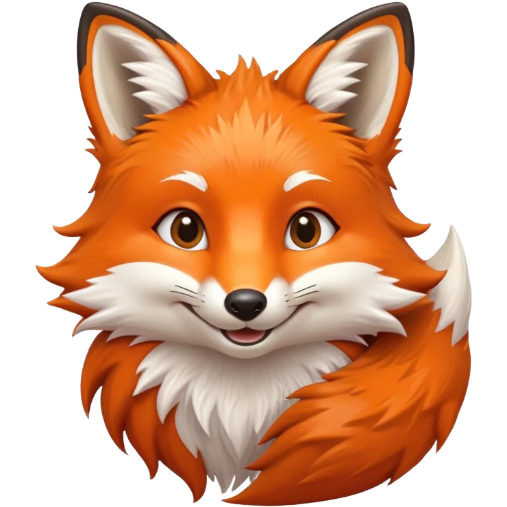 Fox smile emoji