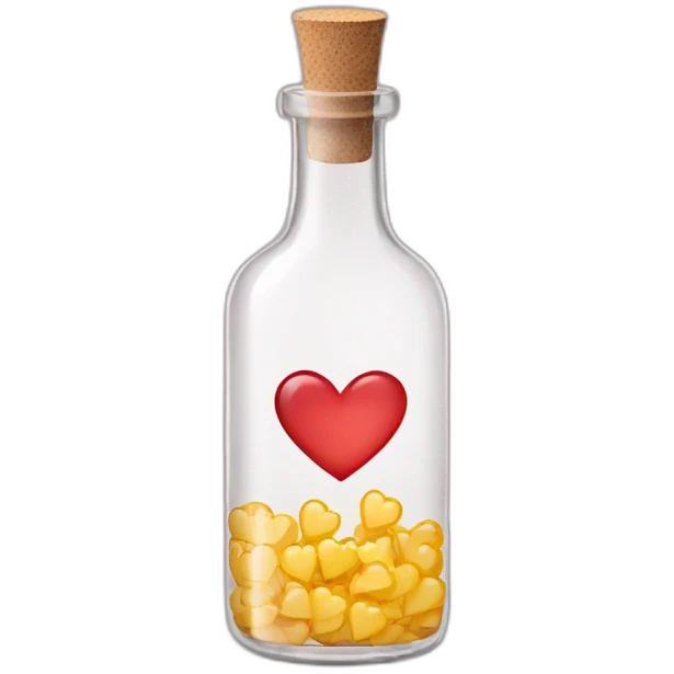 love messaage in a bottle emoji