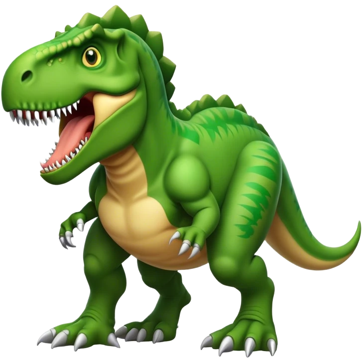 trex with muscles emoji
