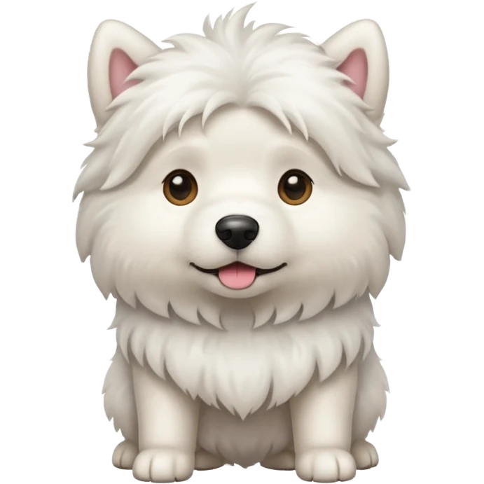 white dog  emoji