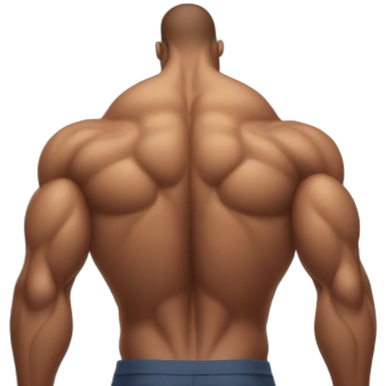 muscular back emoji