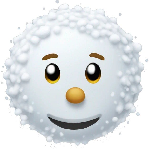 Snow emoji